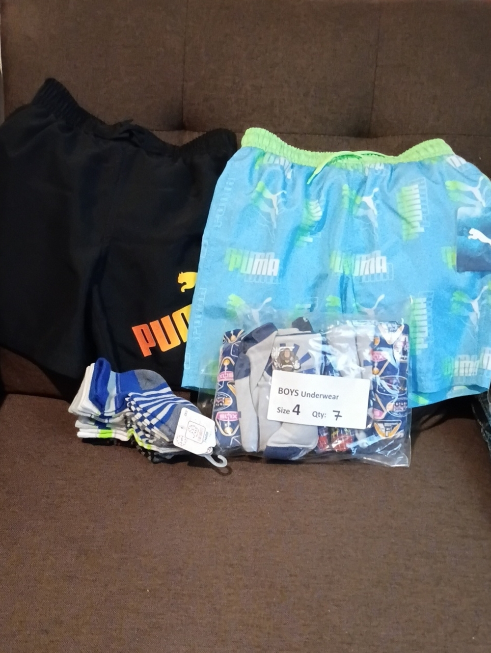 Puma Kids Swim Shorts Set Bundle New